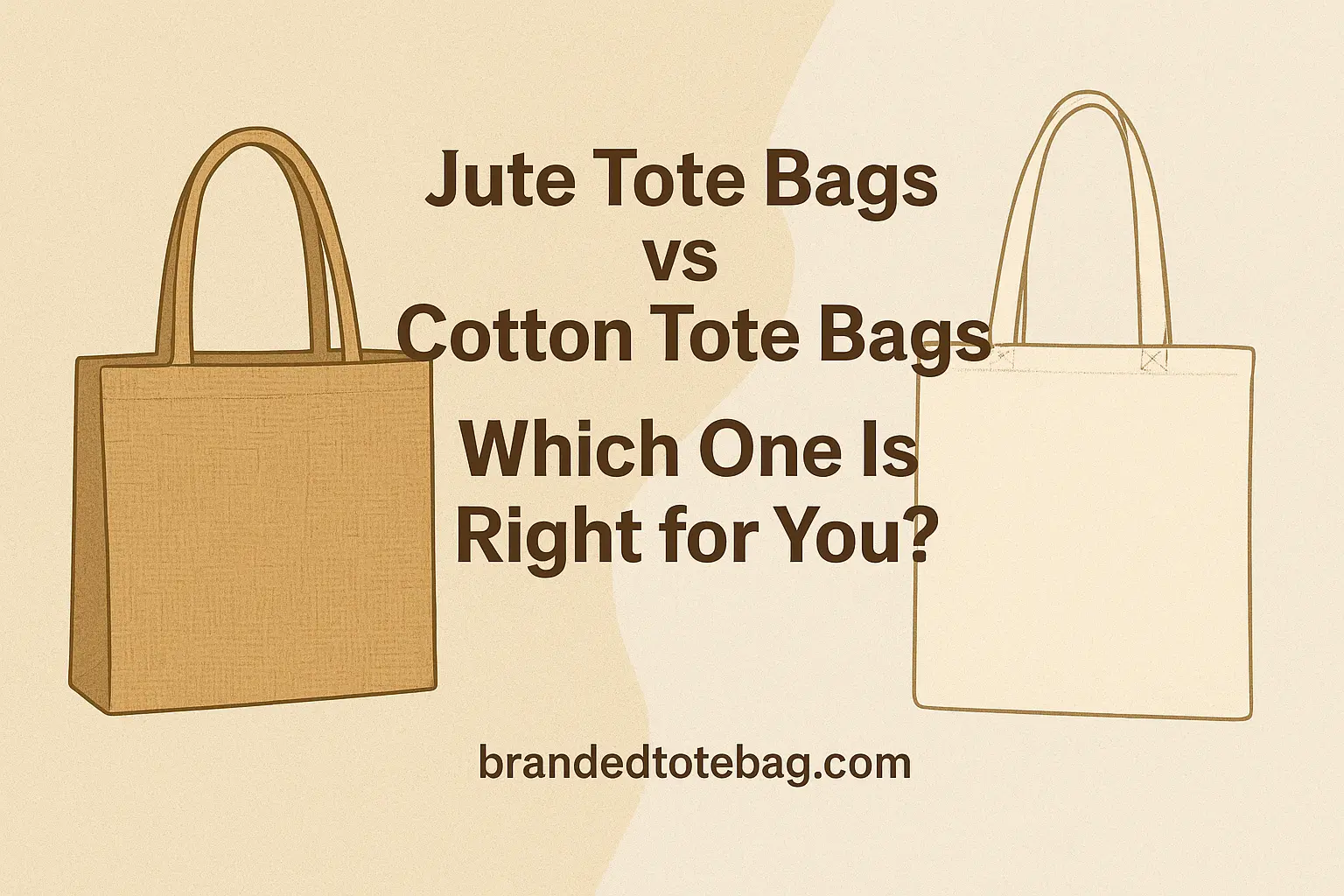Jute Tote Bags vs Cotton Tote Bags